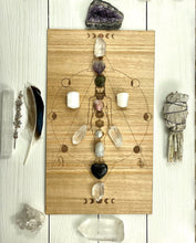 Load image into Gallery viewer, Distant Healing Reiki board | Chakra Symbols | locally designed
