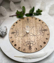 Load image into Gallery viewer, Moth + the Moon protection &amp; peace grid Sacred Alter piece- Locally made
