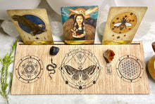 Load image into Gallery viewer, Manifesting board - with card, photo or totem slots. Perfect for sacred alter
