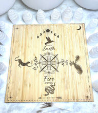 Load image into Gallery viewer, Shamanic 4 directions board - with elements locally designed and made

