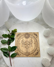 Load image into Gallery viewer, K+W Taurus Astrology crystal grid kit
