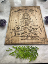 Load image into Gallery viewer, Vintage look Reader/ psychic display board with stand- custom name available
