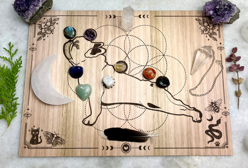 Dog Distant Healing Board:Reiki, Shamanic, Crystal Grid for Animal Wellness Energy chakra Balancing- Hon Sha Ze Sho Nen, Usui