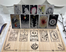 Load image into Gallery viewer, 2 Row Major Acarna oracle tarot card board - one of my favourites amazing for setting intentions, readings, affirmation cards.
