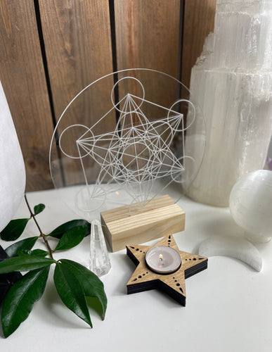 Metatron’s Cube - Acrylic Glass Grid