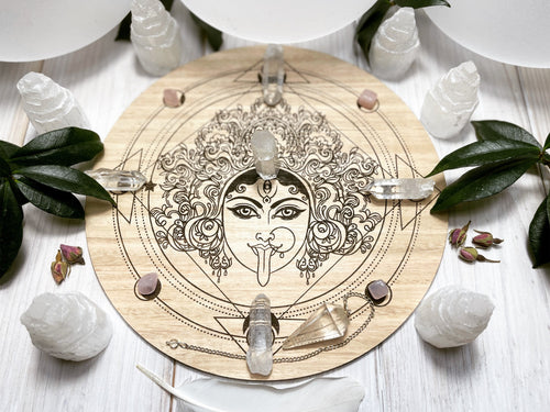 Goddess Kali sacred board 30cm Locally made