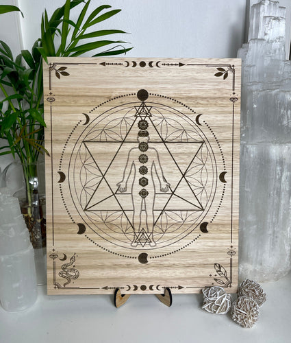Non binary Distant Healing board, Merkaba, flower of life