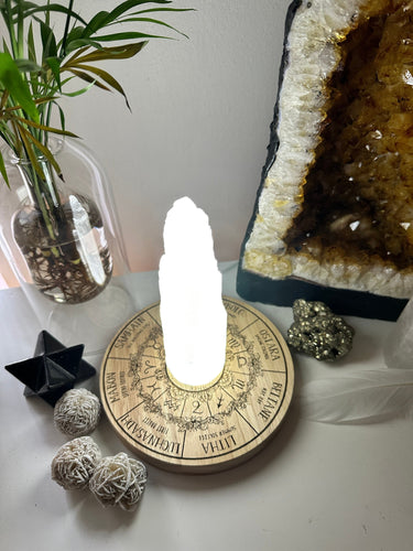 Large wheel of the year | star sign - large led base