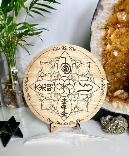 Reiki symbols Cho Ku Rei, Sei Hei Kei, Hon Sha Ze Sho Nen, Dai Ko Myo