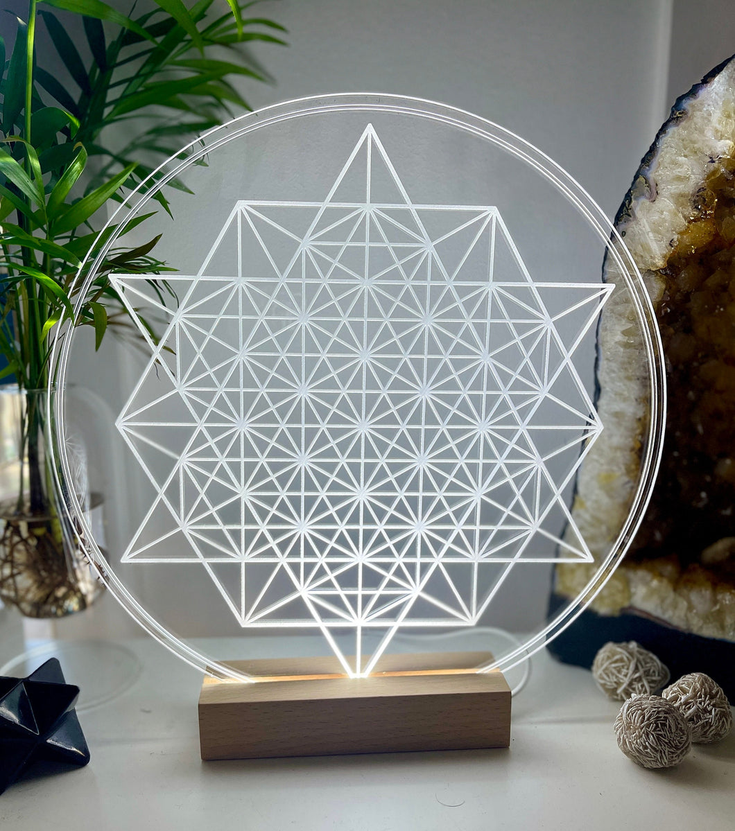 64 tetrahedron - LED light pattern Embrace this high vibrational pattern