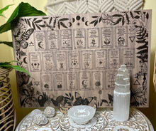 Load image into Gallery viewer, Tarot Major Acarna Board | Casting Board | Readings with mini wooden Tarot cards| card meanings
