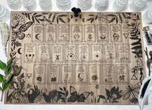 Load image into Gallery viewer, Tarot Major Acarna Board | Casting Board | Readings with mini wooden Tarot cards| card meanings
