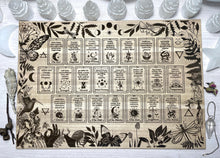 Load image into Gallery viewer, Tarot Major Acarna Board | Casting Board | Readings with mini wooden Tarot cards| card meanings
