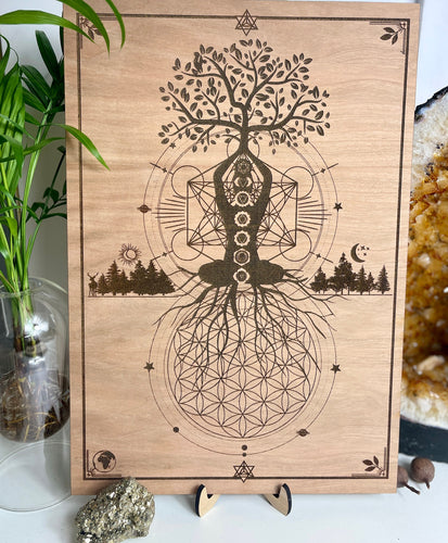 Non Binary | Unisex Distant Healing Reiki board | Chakra Symbols | Universal Energy Metatrons cube flower of life | locally designed