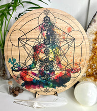 Load image into Gallery viewer, Distant Healing board + Metatrons cube
