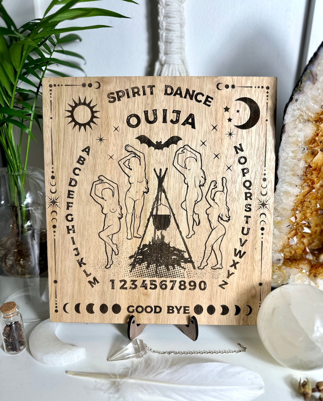 Dancing Spirit | decorative ouija board | spirit board with - Locally made