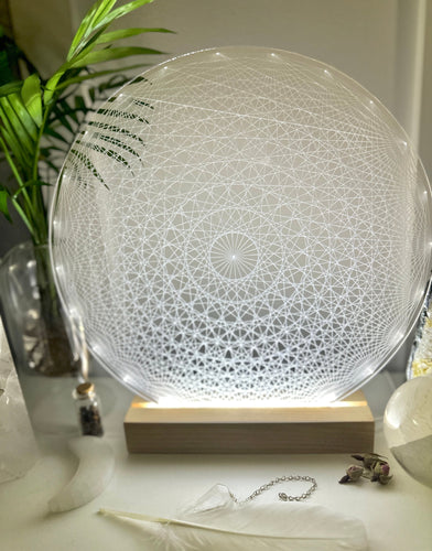 24 pointed tesseract optional LED light pattern Embrace this high vibrational pattern