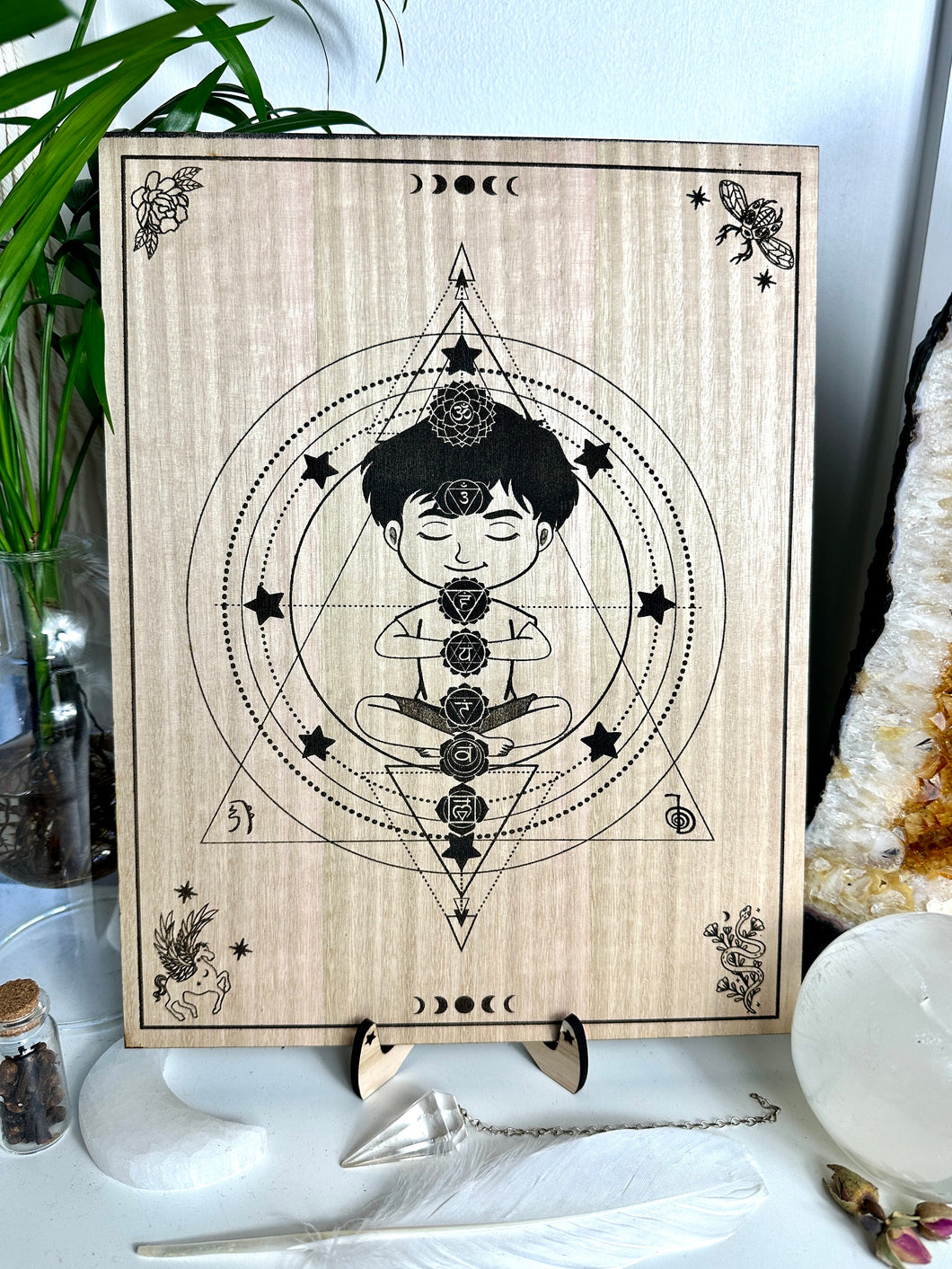 Distant Healing board for Child - boy Reiki healing shamanic healing- locally designed & Made