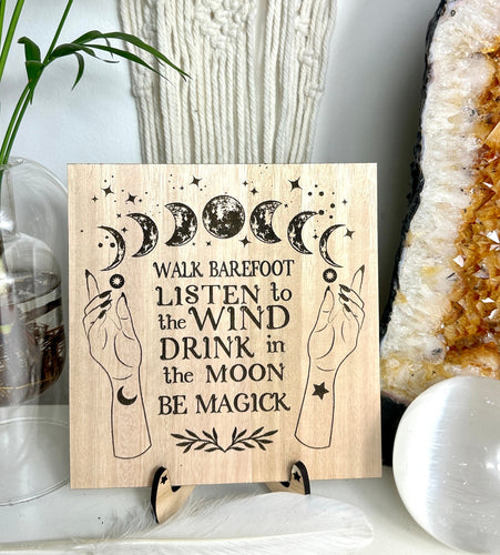 Magikal message | display plaque