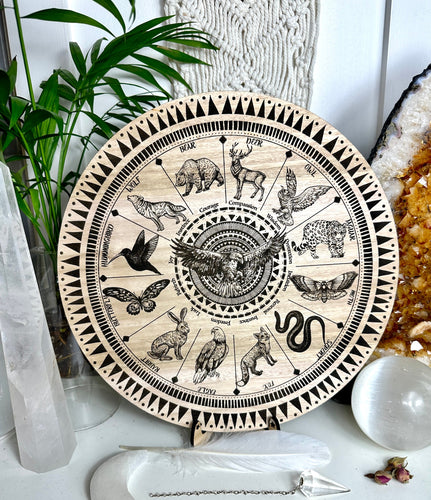 Shamanic spirit animal healingboard | Serpent | jaguar | hummingbird | Eagle condor- locally designed and made
