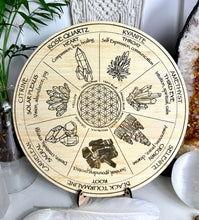 Load image into Gallery viewer, Chakra balancing pendulum board with crystal guidance - Locally made
