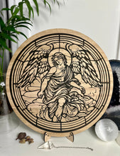 Load image into Gallery viewer, Archangel Michael engraving - Protector + spiritual warrior
