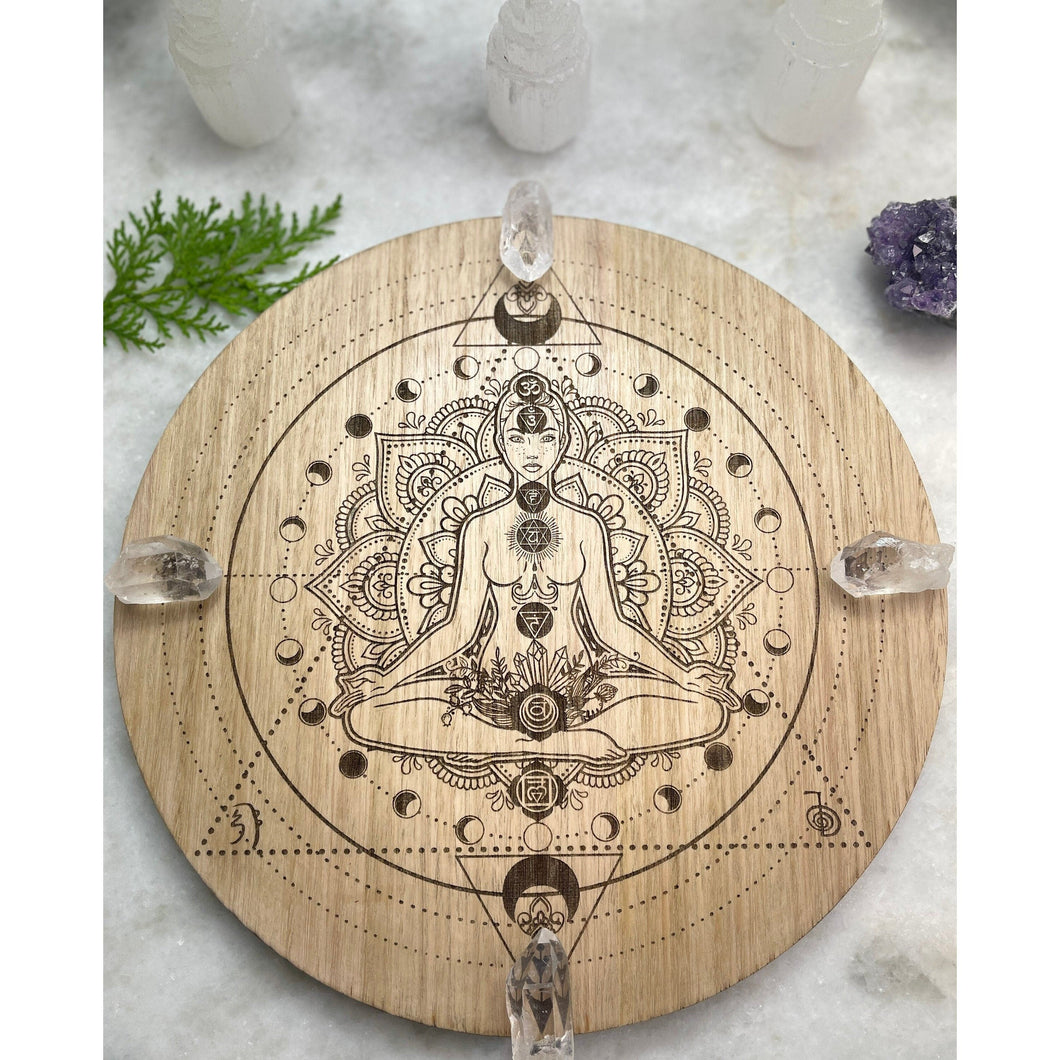 Distant Healing board + Mandala  | locally designed and made | Reiki Proxy