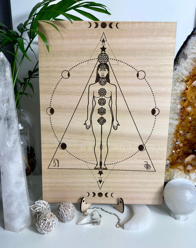Distant Healing Reiki board | Chakra Symbols | locally designed