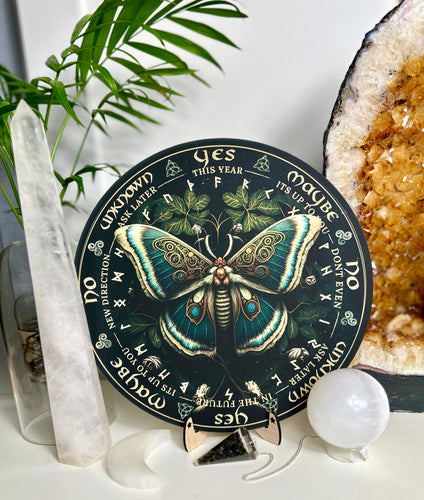 Spirit Moth | ouija board pendulum | spirit board - Locally made
