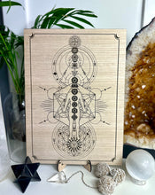 Load image into Gallery viewer, 12 Chakra Symbols system | Non Binary | Distant Healing Reiki board | sacred alter | Universal Energy | locally designed
