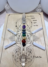 Load image into Gallery viewer, 12 Chakra Symbols system II | Non Binary | Distant Healing Reiki board | sacred alter | Universal Energy healers | locally designed
