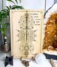 Load image into Gallery viewer, 12 Chakra Symbols system II | Non Binary | Distant Healing Reiki board | sacred alter | Universal Energy healers | locally designed
