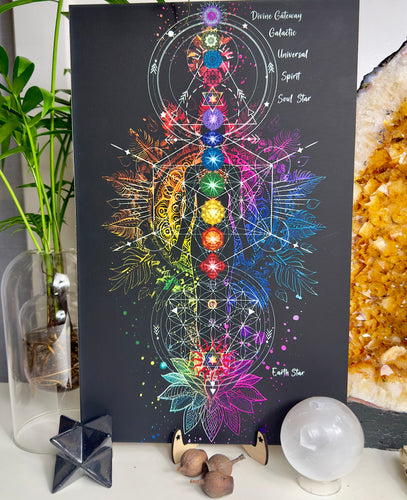 12 Chakra Symbols system | earth &soul star | Non Binary | Distant Healing Reiki board | sacred alter | Universal Energy | locally designed