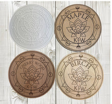 Load image into Gallery viewer, Custom frequency Chart |pendulum | Engraved board - Locally made
