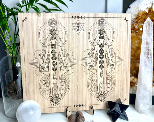 Non Binary 2 persons / or front and back Distant Healing board Reiki healing shamanic healing- locally designed made