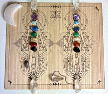 Load image into Gallery viewer, Non Binary 2 persons / or front and back Distant Healing board Reiki healing shamanic healing- locally designed made
