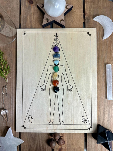 Non Binary | Unisex Distant Healing Reiki board | Chakra Symbols | locally designed
