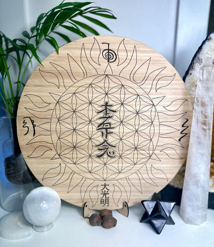 Reiki Alter grid with Usui reiki symbols /hon sha ze sho nen / distant healing