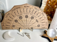 Load image into Gallery viewer, Chakra balancing dowsing pendulum/ board || - Locally made
