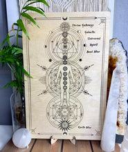 Load image into Gallery viewer, 12 Chakra Symbols system II | Non Binary | Distant Healing Reiki board | sacred alter | Universal Energy healers | locally designed
