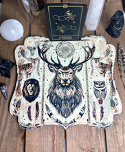 Load image into Gallery viewer, Spirit Animals Alter board - Oracle | tarot | message card holder | reading board
