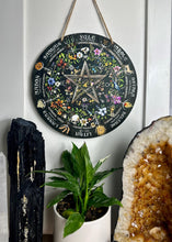 Load image into Gallery viewer, Wheel of the year board | Wiccan | witch Pagan Calendar - printed design Locally made
