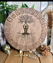 Load image into Gallery viewer, Reiki Principles | Reiki Symbol runes | wooden engraved
