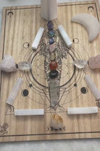Load and play video in Gallery viewer, Distant Healing standing body board Reiki healing shamanic healing- locally designed &amp; made
