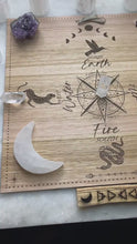 Load and play video in Gallery viewer, Shamanic 4 directions board - with elements locally designed and made
