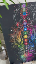 Load and play video in Gallery viewer, 12 Chakra Symbols system | earth &amp;soul star | Non Binary | Distant Healing Reiki board | sacred alter | Universal Energy | locally designed

